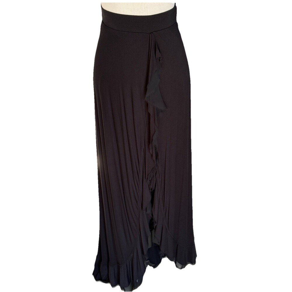 Anthropologie Fabled Maxi Skirt Size Medium By Bordeaux flattering.